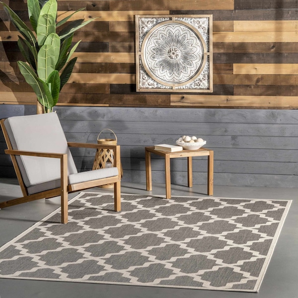 Nuloom Gina Lattice Indoor/Outdoor Area Rug 8ft OWDN06FS808 Zoro